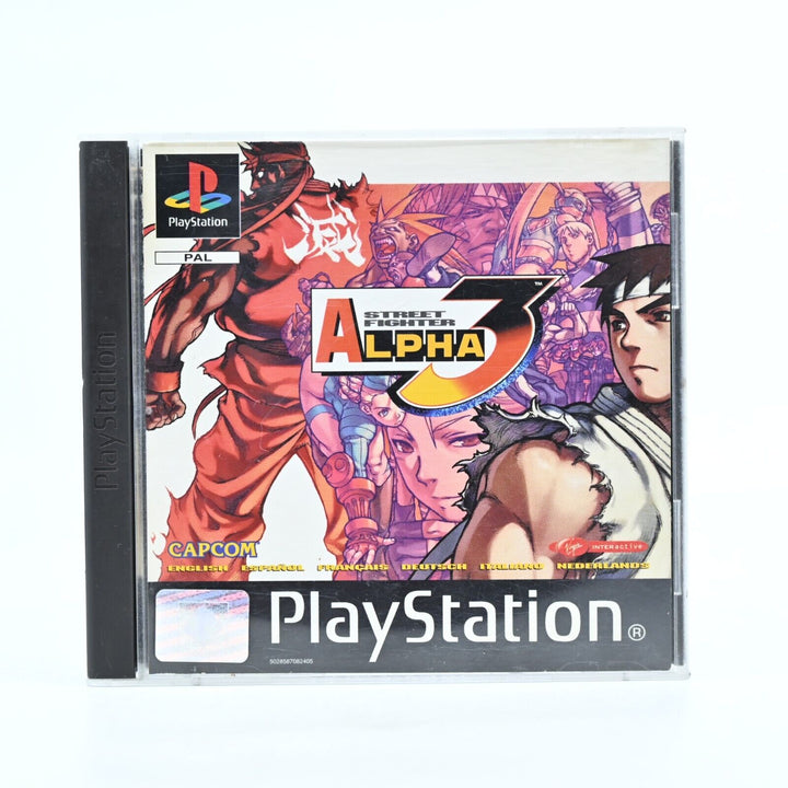 Street Fighter Alpha 3 - Sony Playstation 1 / PS1 Game + Manual - PAL