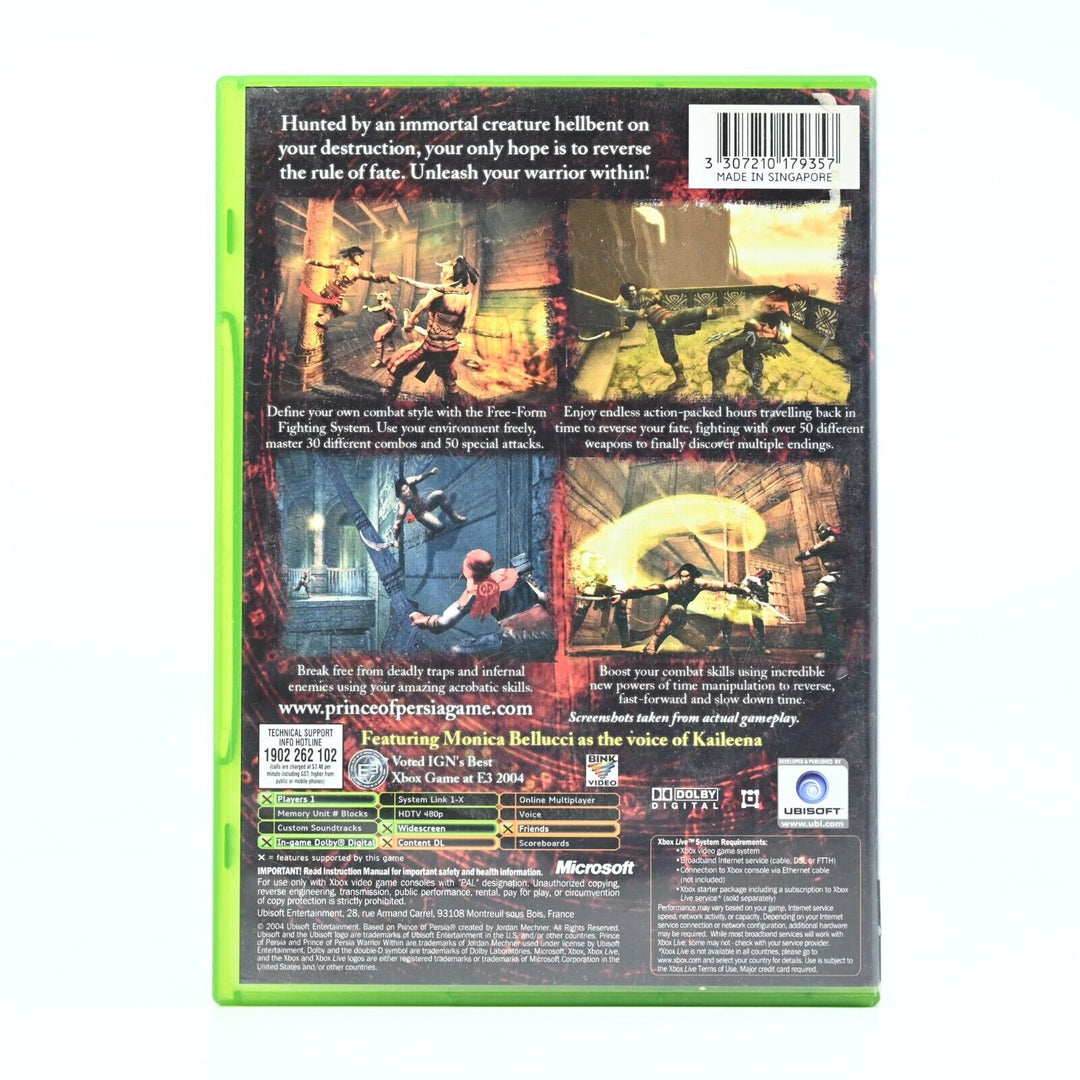 Prince Of Persia: Warrior Within - Original Xbox Game - PAL - FREE POST!