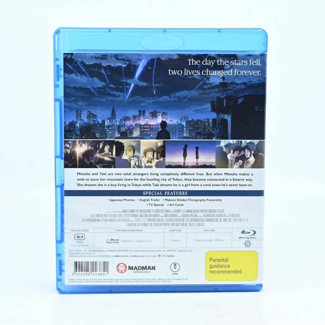 Your Name - The Movie - AUS PAL - Anime Blu-ray - MINT DISC!