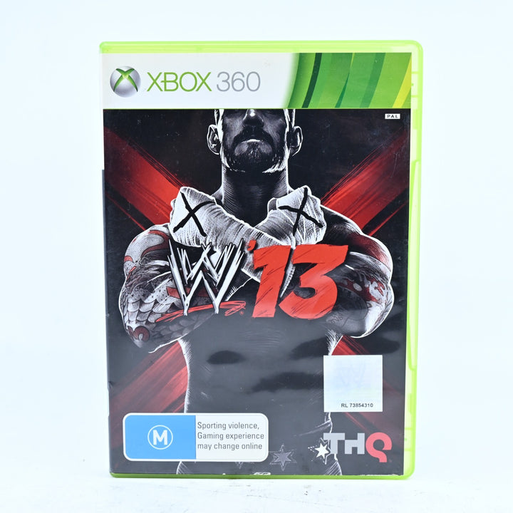 WWE '13 - Xbox 360 Game + Manual - PAL - FREE POST!