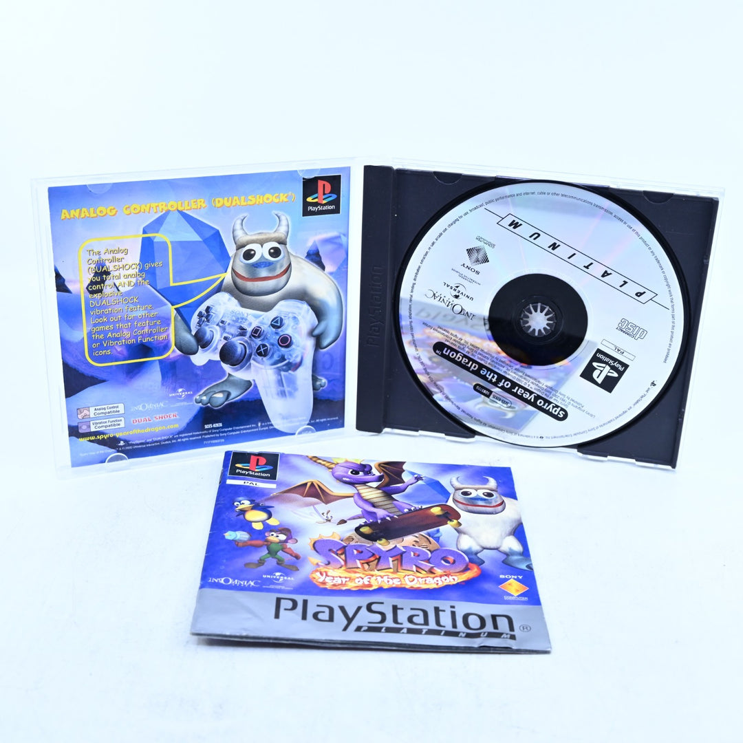 Spyro: Year of the Dragon - Sony Playstation 1 / PS1 Game + Manual - MINT DISC!