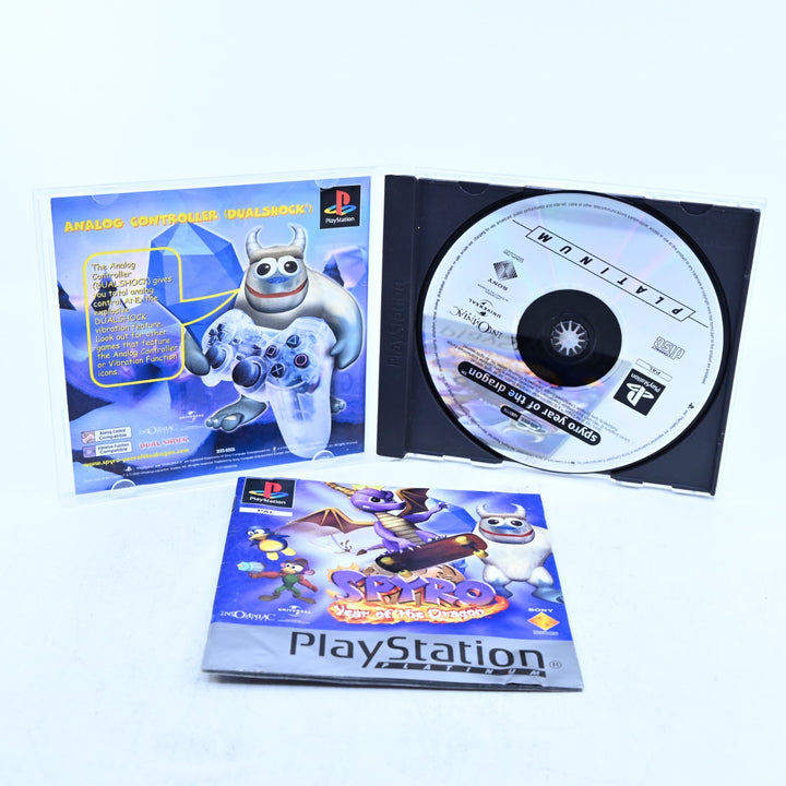 Spyro: Year of the Dragon - Sony Playstation 1 / PS1 Game + Manual - MINT DISC!