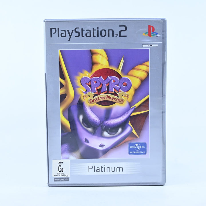 Spyro: Enter the Dragonfly - Sony Playstation 2 / PS2 Game + Manual - PAL