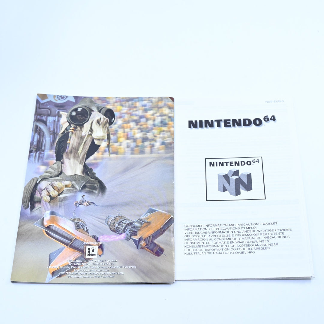 Star Wars Episode 1 Racer - N64 / Nintendo 64 Boxed Game - PAL - FREE POST!