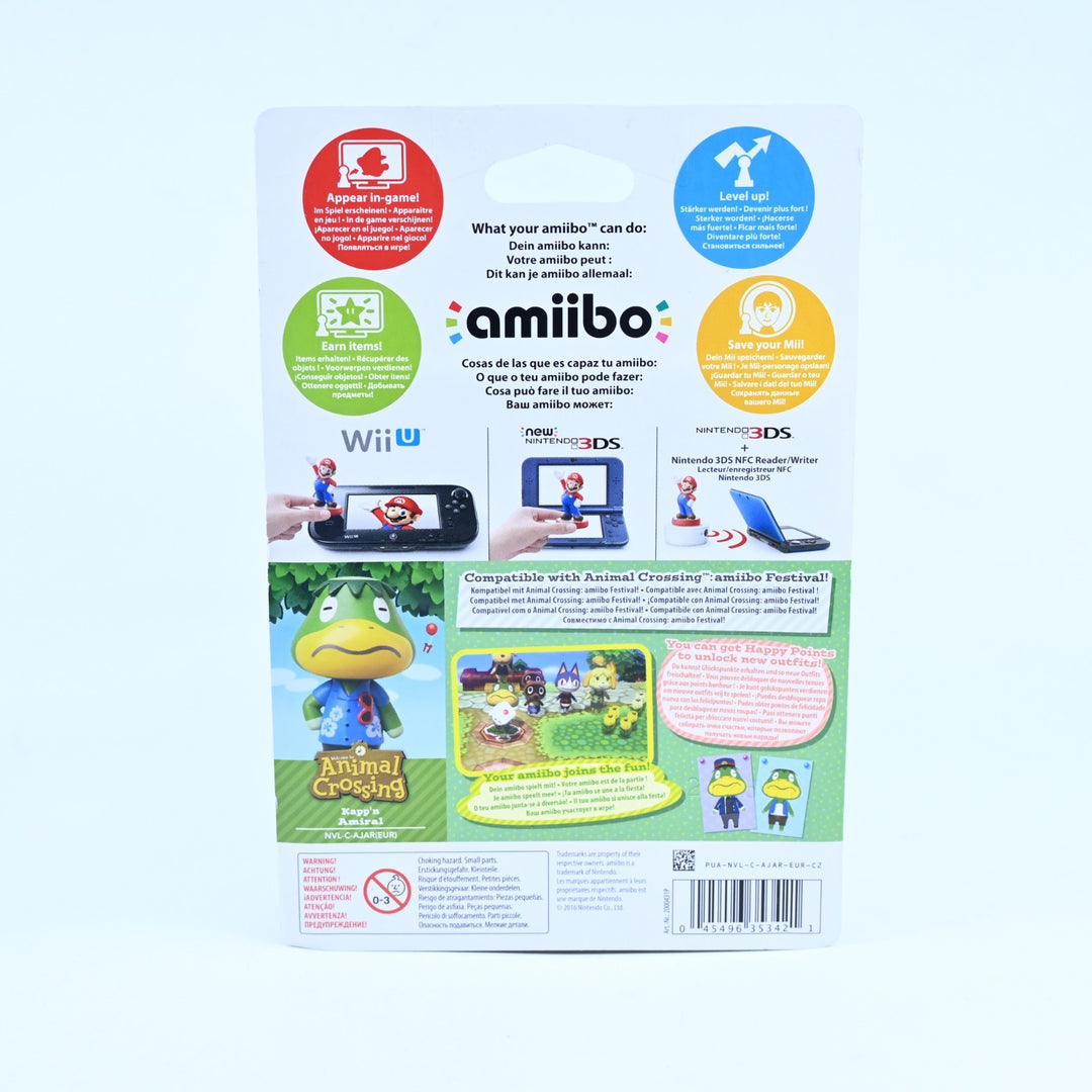 SEALED! Kapp'n Amiibo - Animal Crossing - Nintendo - Toy