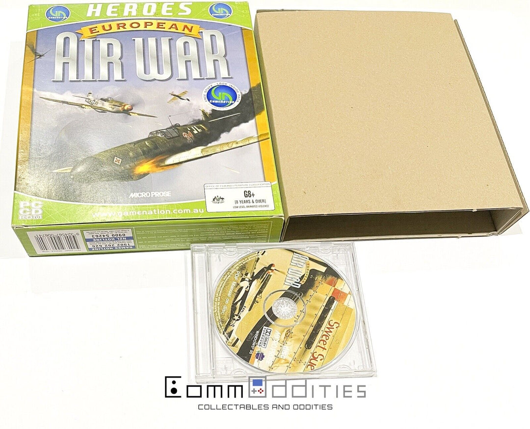 European Air War - PC Game Big Box 1998 - Microprose - MINT DISC! FREE POST!