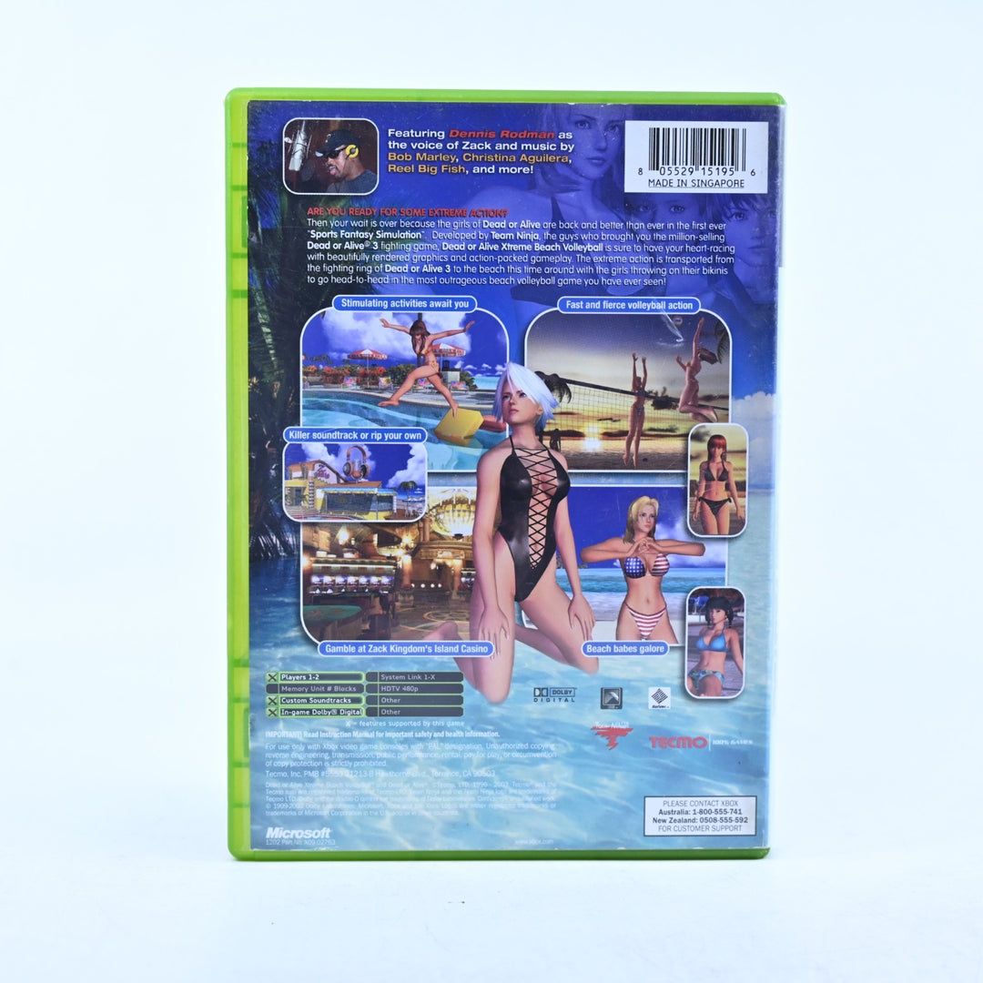 Dead or Alive: Xtreme Beach Volleyball - Original Xbox Game + Manual - PAL