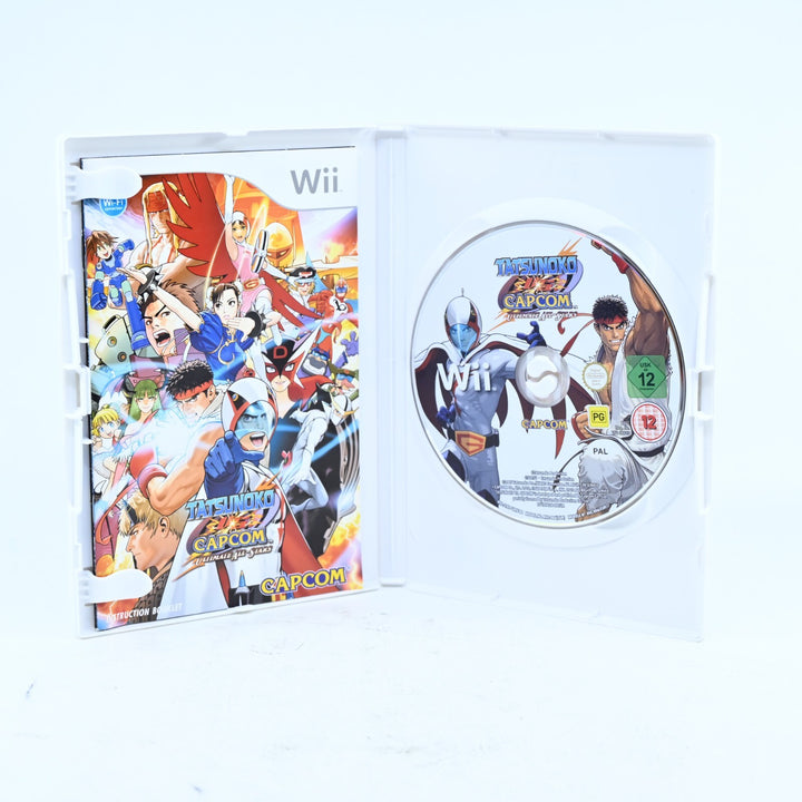 Tatsunoko Vs. Capcom - Nintendo Wii Game + Manual - PAL - MINT DISC!