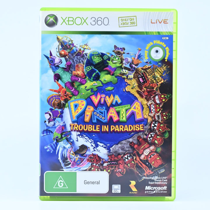 Viva Pinata Trouble In Paradise - Xbox 360 Game + Manual - PAL - MINT DISC!