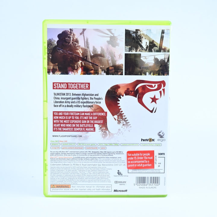 Operation Flashpoint: Red River - Xbox 360 Game + Manual - PAL