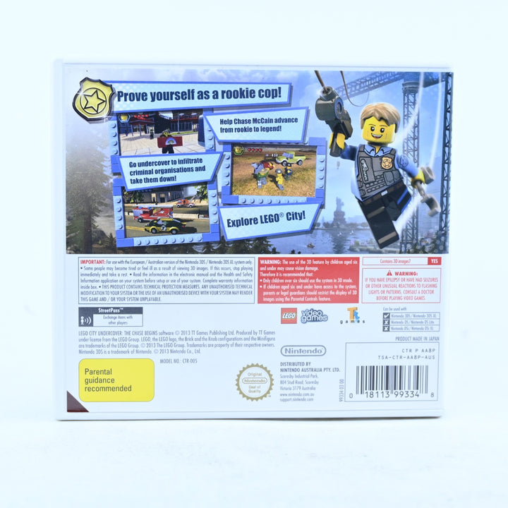 LEGO City Undercover: The Chase Begins - Nintendo 3DS Game - PAL + Manual