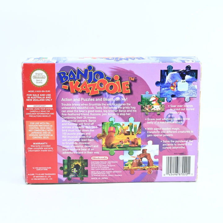 Banjo-Kazooie - N64 / Nintendo 64 Boxed Game - PAL - FREE POST!