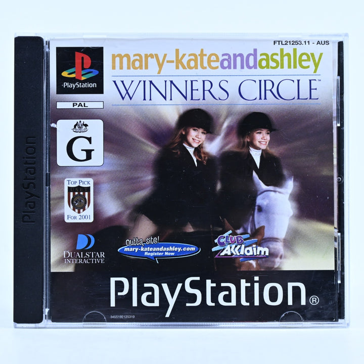 Mary-Kate and Ashley Winner's Circle - Sony Playstation 1 / PS1 Game + Manual
