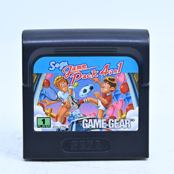 Sega Game Pack 4 in 1 - Sega Game Gear Game - Cartridge Only - FREE POST!