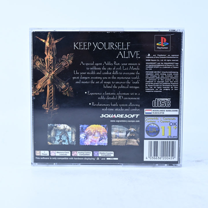 Vagrant Story - Sony Playstation 1 / PS1 Game + Manual - PAL