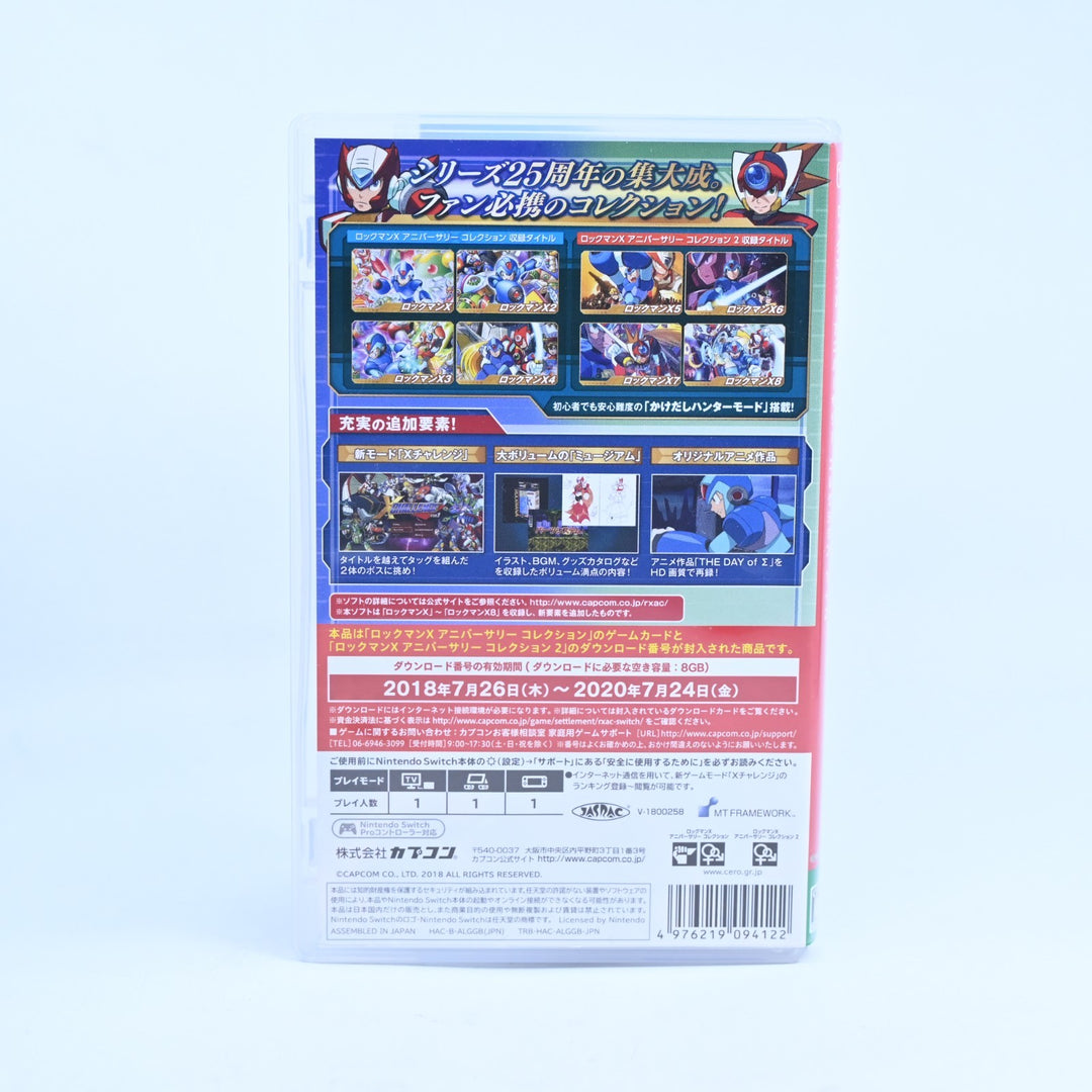 Rockman X: Anniversary Collection 1&2 - Nintendo Switch Game - Megaman X