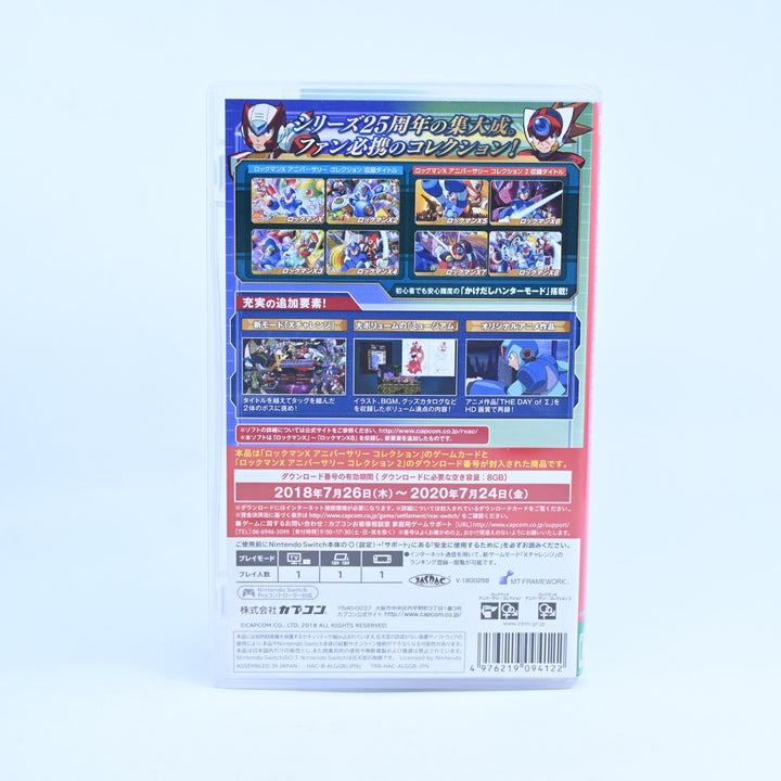Rockman X: Anniversary Collection 1&2 - Nintendo Switch Game - Megaman X
