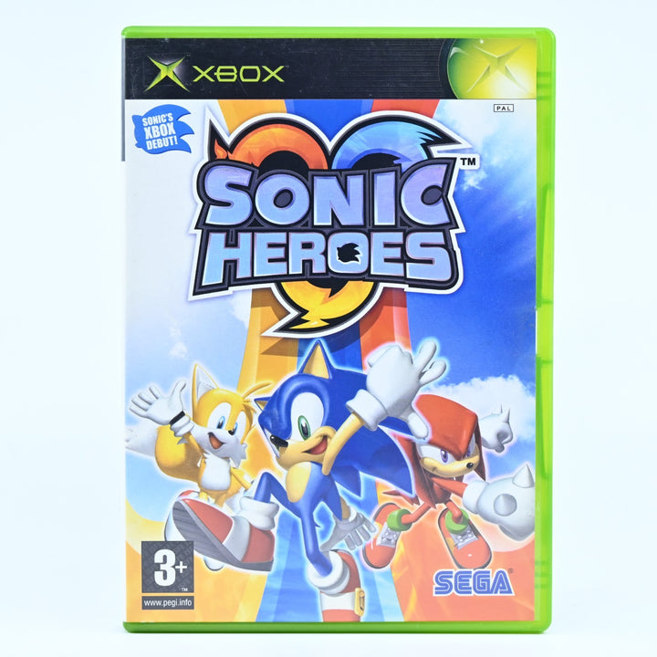 Sonic Heroes - Original Xbox Game + Manual - PAL - NEAR MINT DISC!