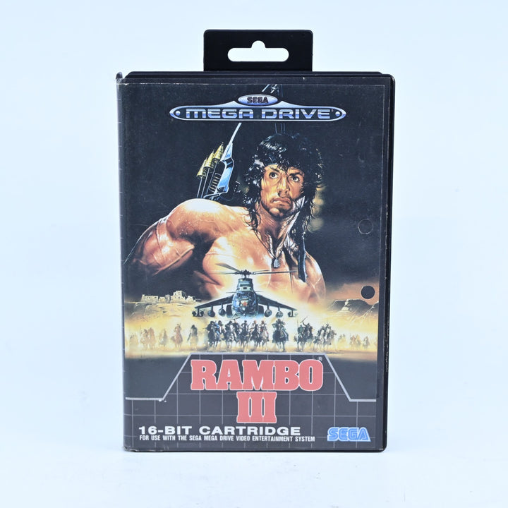Rambo III 3 - Sega Mega Drive Game + Manual - PAL - FREE POST!