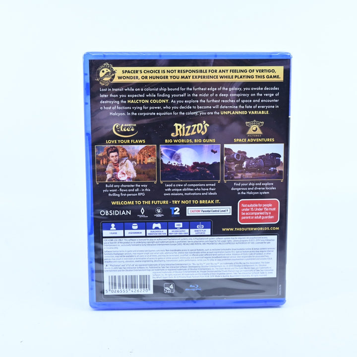 The Outer Worlds - Sony Playstation 4 / PS4 Game - MINT DISC! SEALED!