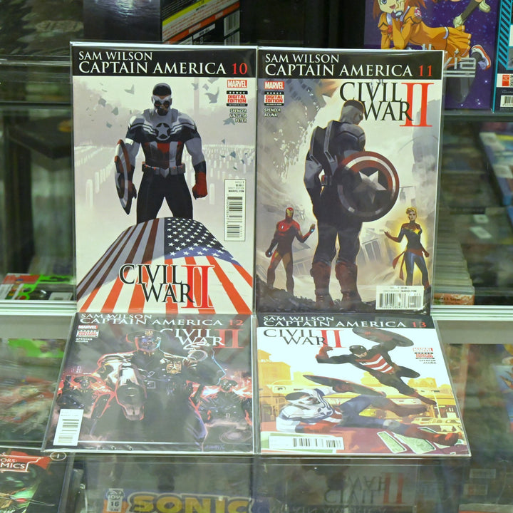 Sam Wilson Cap America - Civil War II - 10-13 - Spencer/Unzueta - Marvel Comics