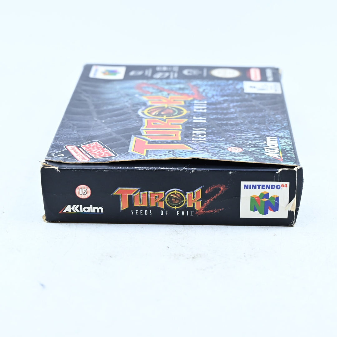 Turok 2: Seeds of Evil - N64 / Nintendo 64 Boxed Game - PAL - FREE POST!