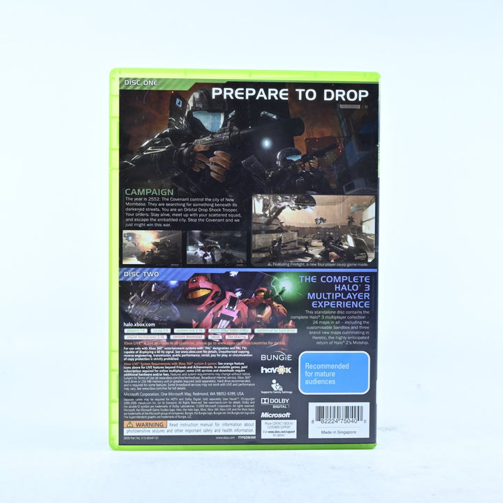 Halo 3 ODST - Xbox 360 Game - No Manual - PAL - MINT DISC!
