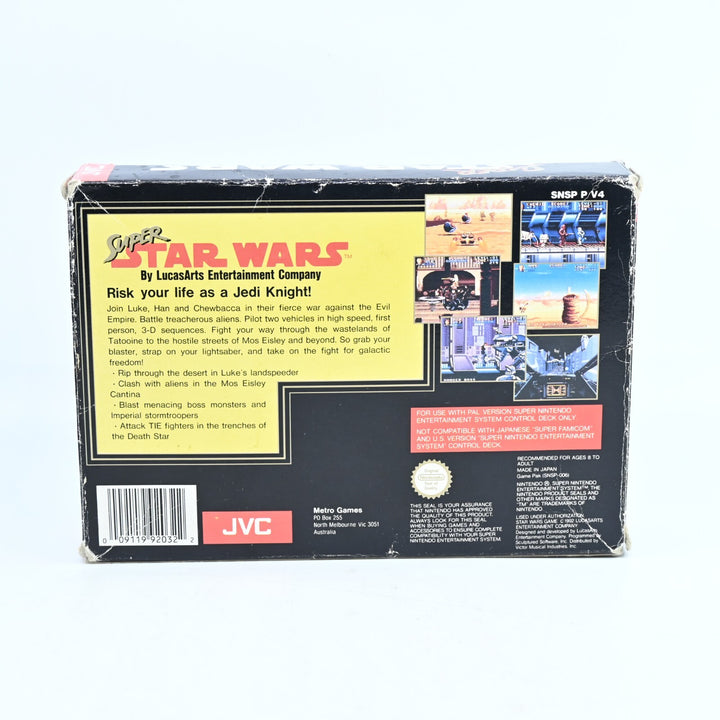 Super Star Wars - Super Nintendo / SNES Boxed Game - Ex-Rental - No Manual - PAL