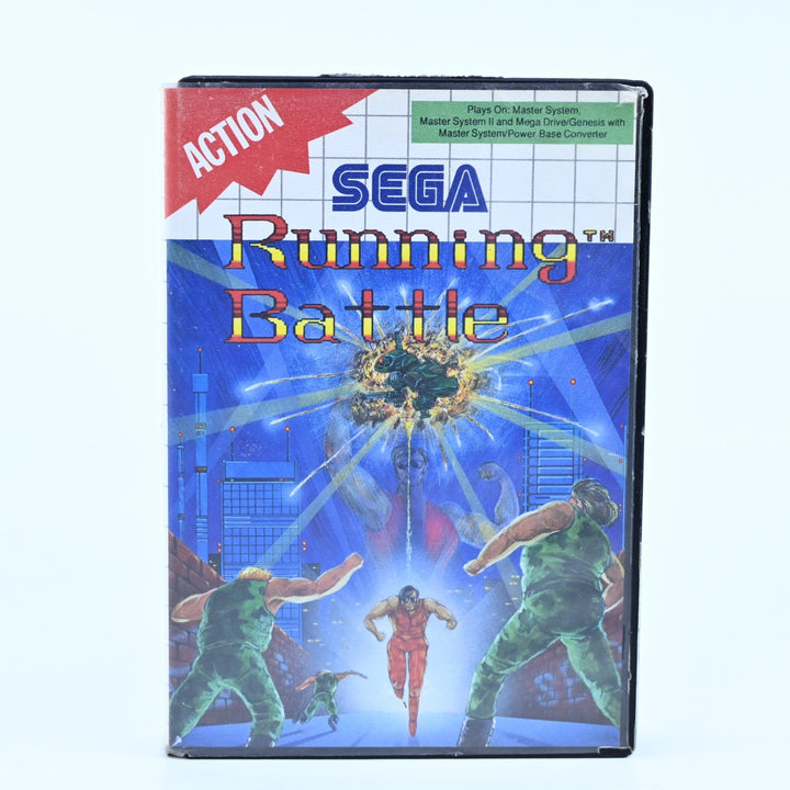 Running Battle - Sega Master System Game + Manual - PAL - FREE POST!