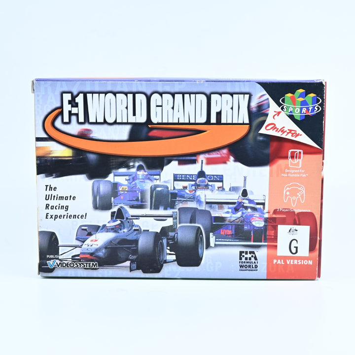 F-1 World Grand Prix - N64 / Nintendo 64 Boxed Game - PAL - FREE POST!