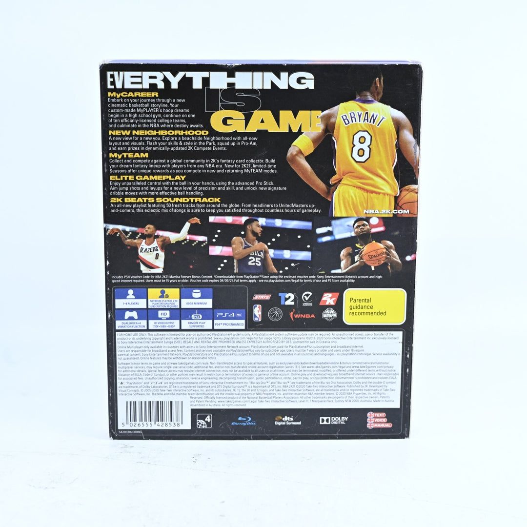 NBA 2k21 Mamba Forever Edition - Steelbook and Slip Only - PS4 Game - FREE POST!
