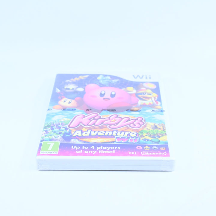 SEALED! Kirby's Adventure Wii - Nintendo Wii Game + Manual - PAL - FREE POST!