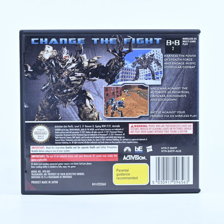 Transformers: Dark of the Moon - Decepticons - Nintendo DS Game - PAL + Manual