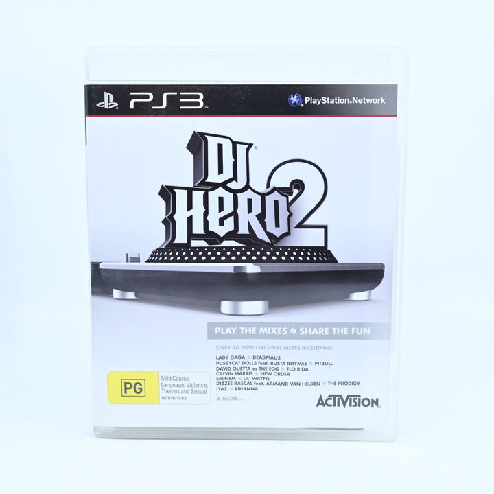 DJ Hero 2 - Sony Playstation 3 / PS3 Game + Manual - FREE POST!
