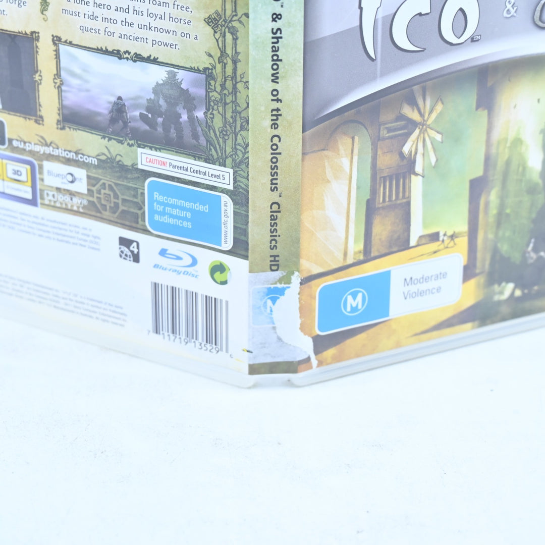 Ico & Shadow of the Colossus Collection - Sony Playstation 3 / PS3 Game + Manual