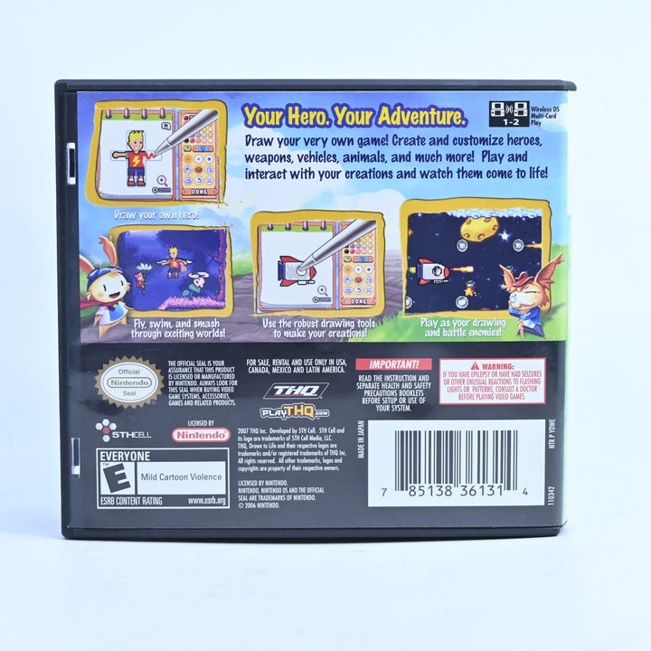 Drawn to Life - Nintendo DS Game - Region Free + Manual - FREE POST!