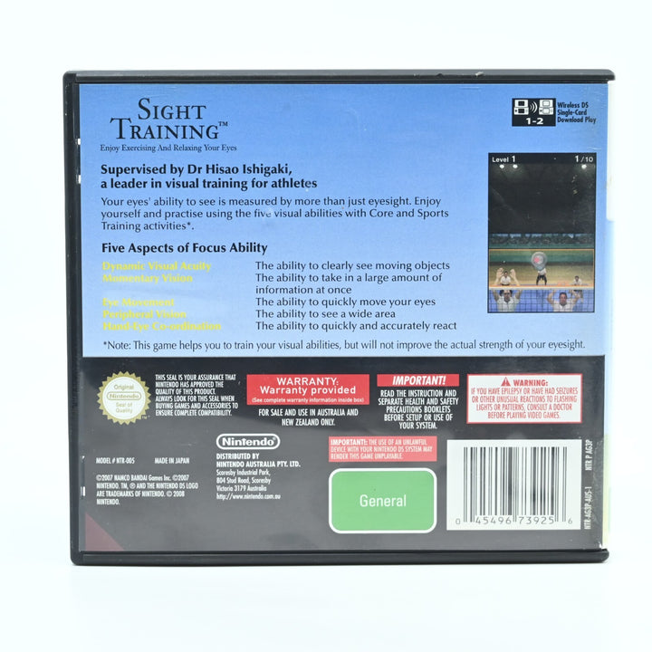 Sight Training - Nintendo DS Game - PAL - FREE POST!