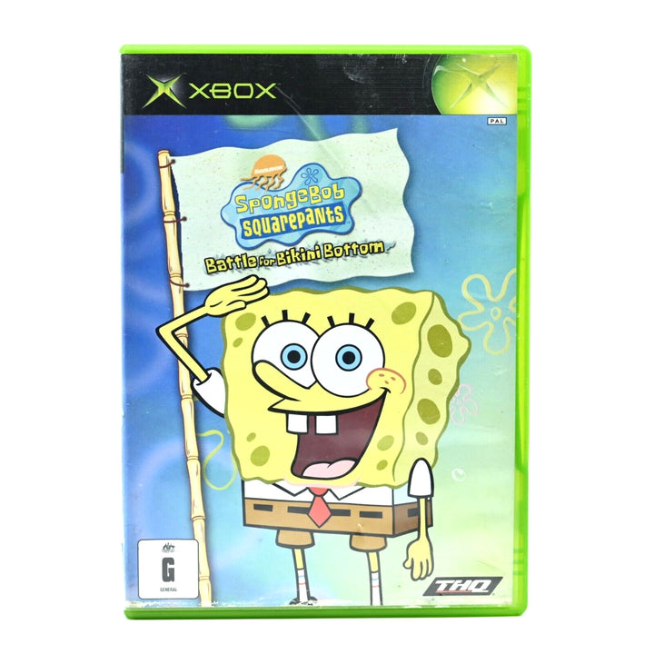 SpongeBob SquarePants: Battle for Bikini Bottom - MANUAL - Original Xbox Game