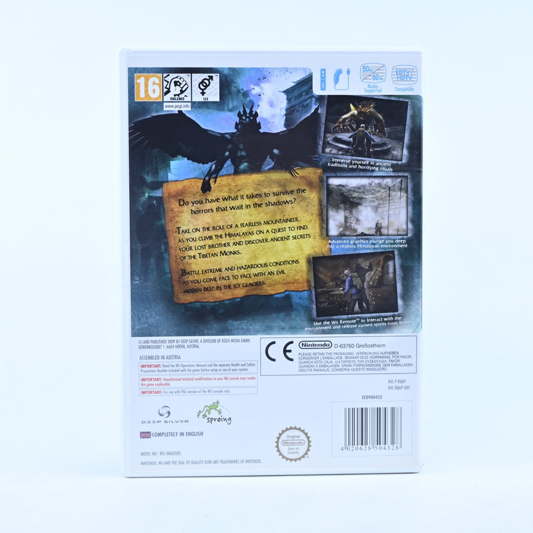 Cursed Mountain - Nintendo Wii Game + Manual - PAL - MINT DISC!
