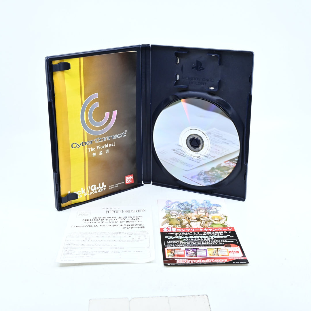 Dot .hack//G.U Vol. 3 - Sony Playstation 2 /PS2 Game + Manual - NTSC-J