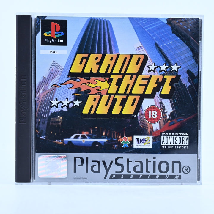 Grand Theft Auto - Sony Playstation 1 / PS1 Game + Manual + 2 Maps - PAL