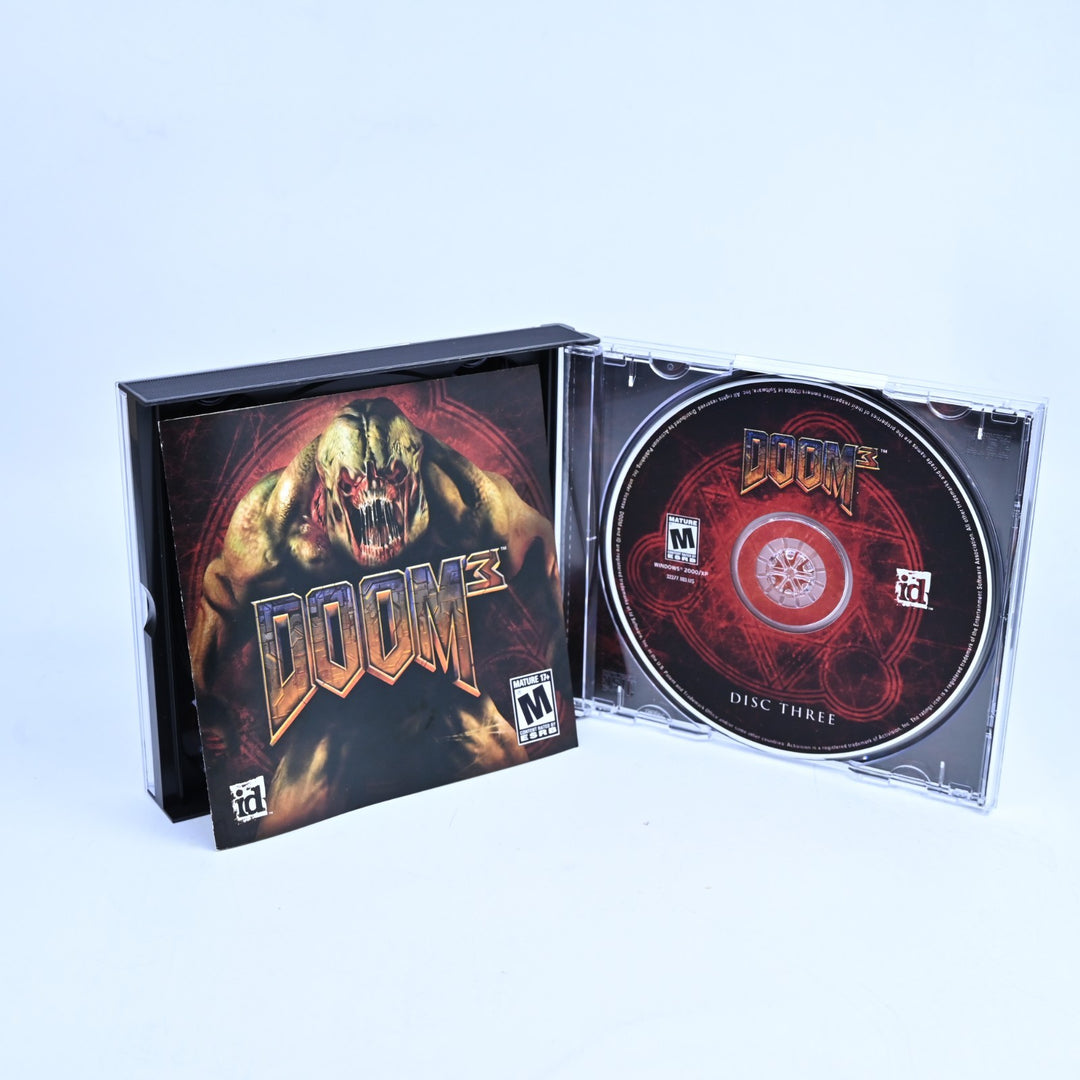 Doom 3 + Resurrection of Evil Expansion Pack - Big Boxes - Id Software - PC Game