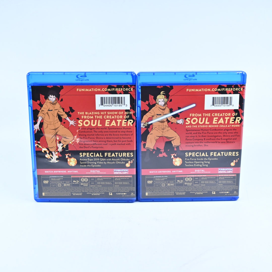 Fire Force Season 1 Parts 1 & 2 - Region A & B - Anime Blu-ray & DVD