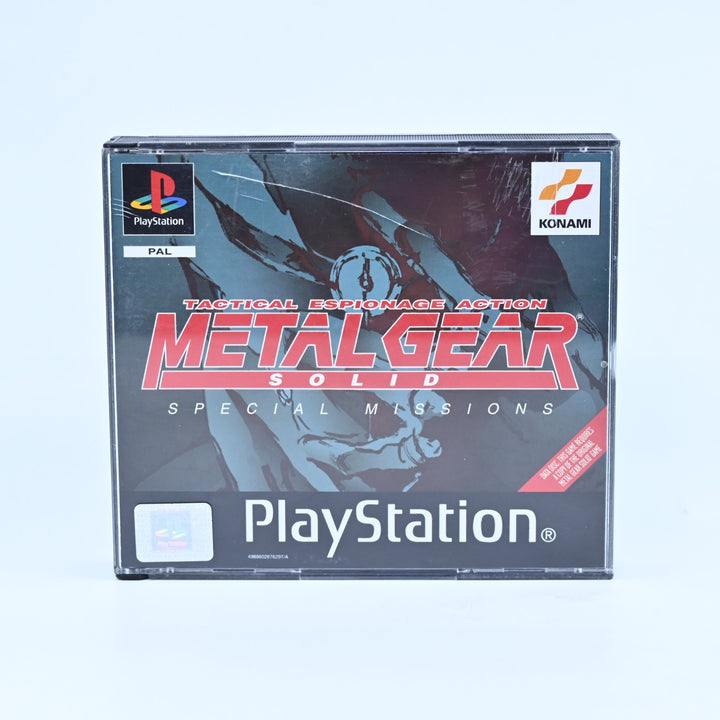 Metal Gear Solid Special Missions - Sony Playstation 1 / PS1 Game + Manual