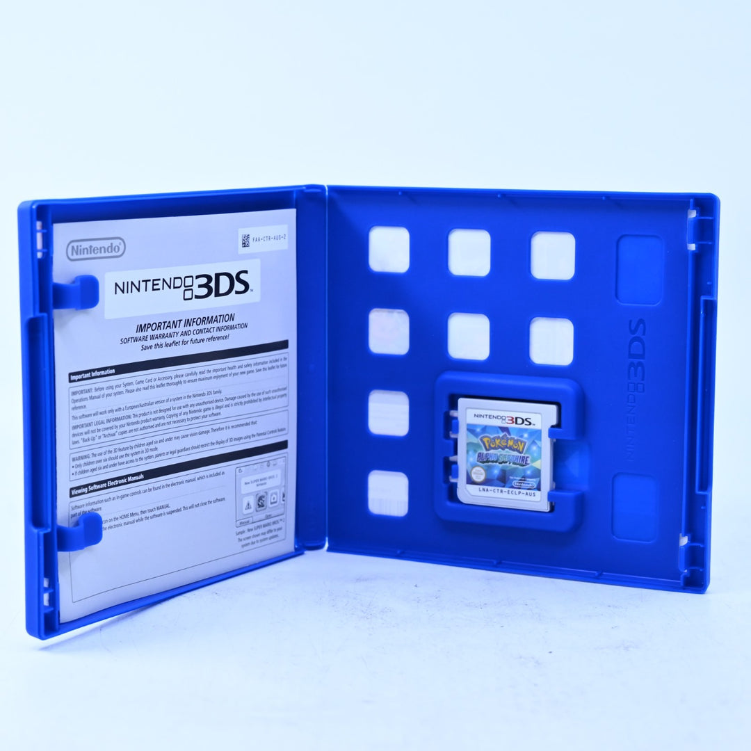 Pokemon Alpha Sapphire - Nintendo 3DS Game - PAL + Manual - FREE POST!