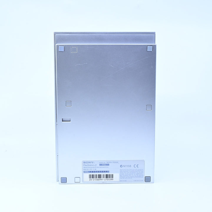 Silver Sony Playstation 2 / PS2 Slim Boxed Console - AUS PAL - FREE POST!