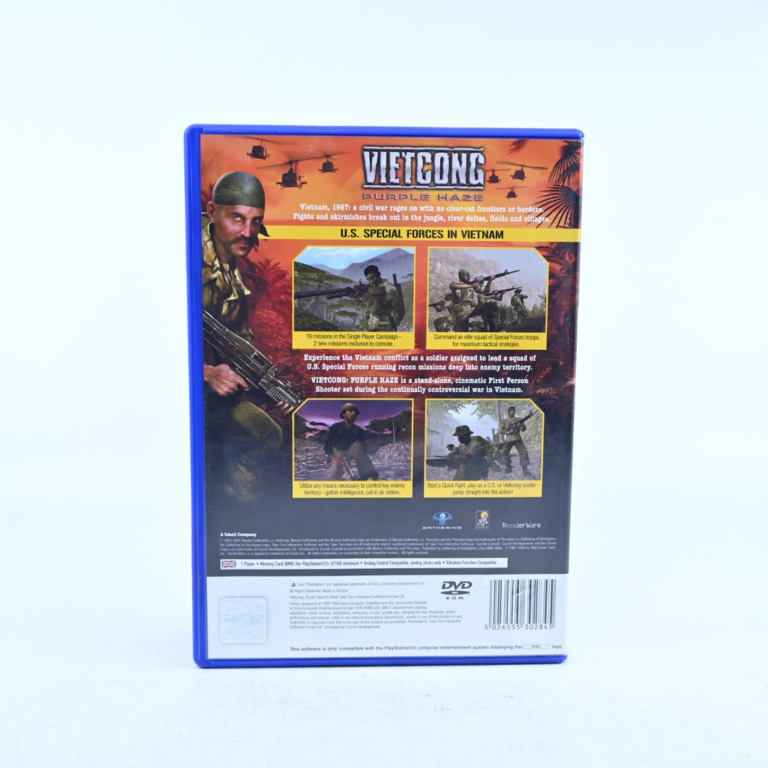 Vietcong: Purple Haze - Sony Playstation 2 / PS2 Game + Manual - PAL