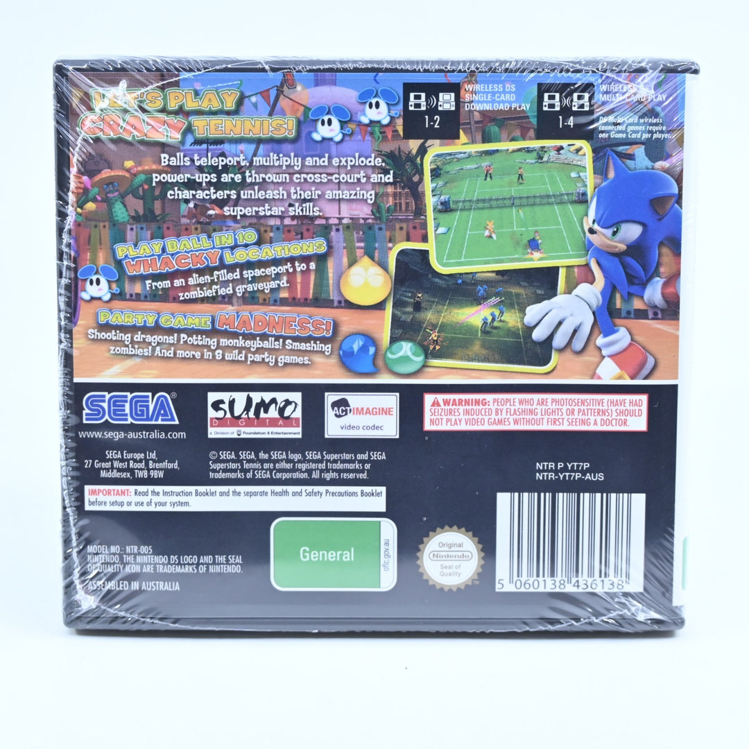 Sega Superstars Tennis Collectors Tin - Nintendo DS Accessory / Nintendo DS Game