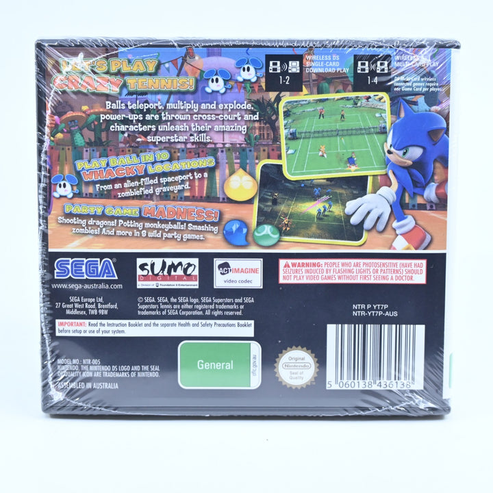 Sega Superstars Tennis Collectors Tin - Nintendo DS Accessory / Nintendo DS Game