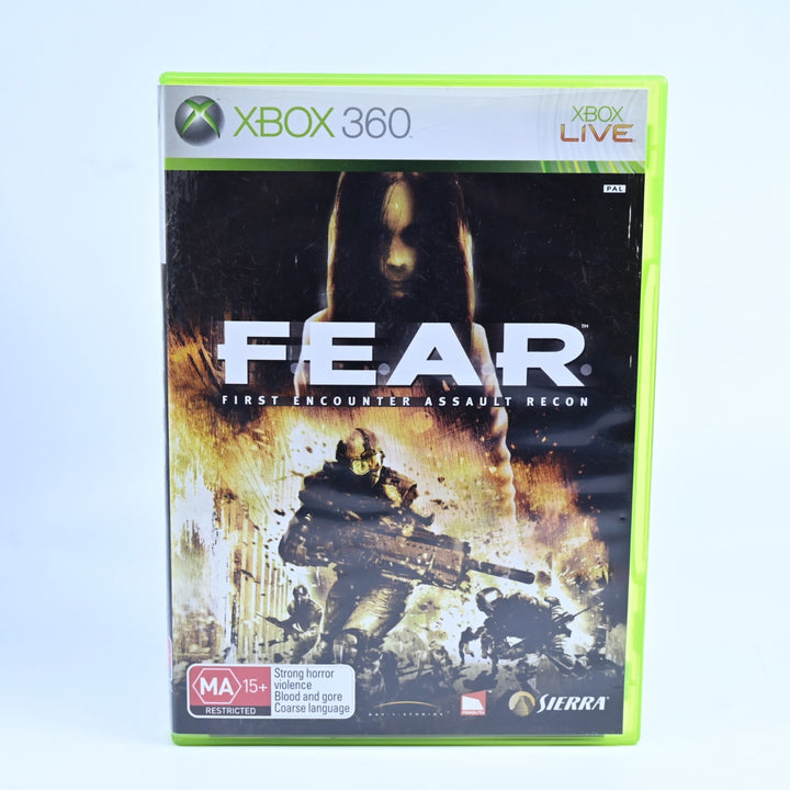 F.E.A.R. - Xbox 360 Game + Manual - PAL - MINT DISC!